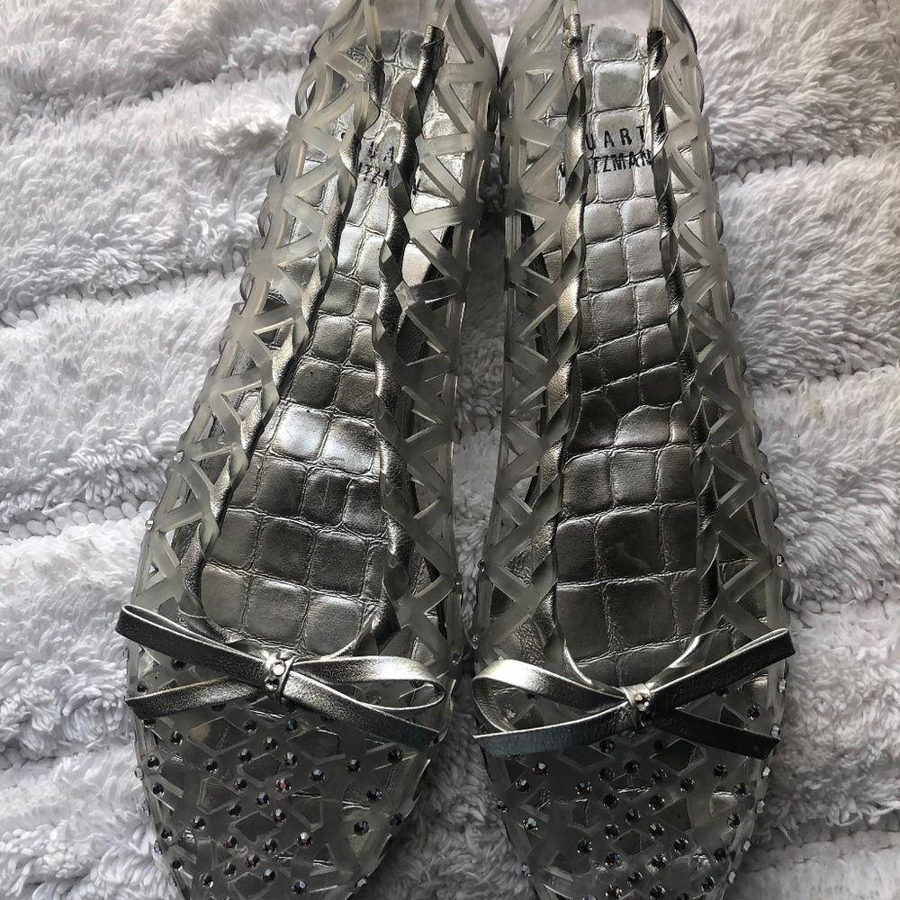 Stuart Weitzman jelly flats